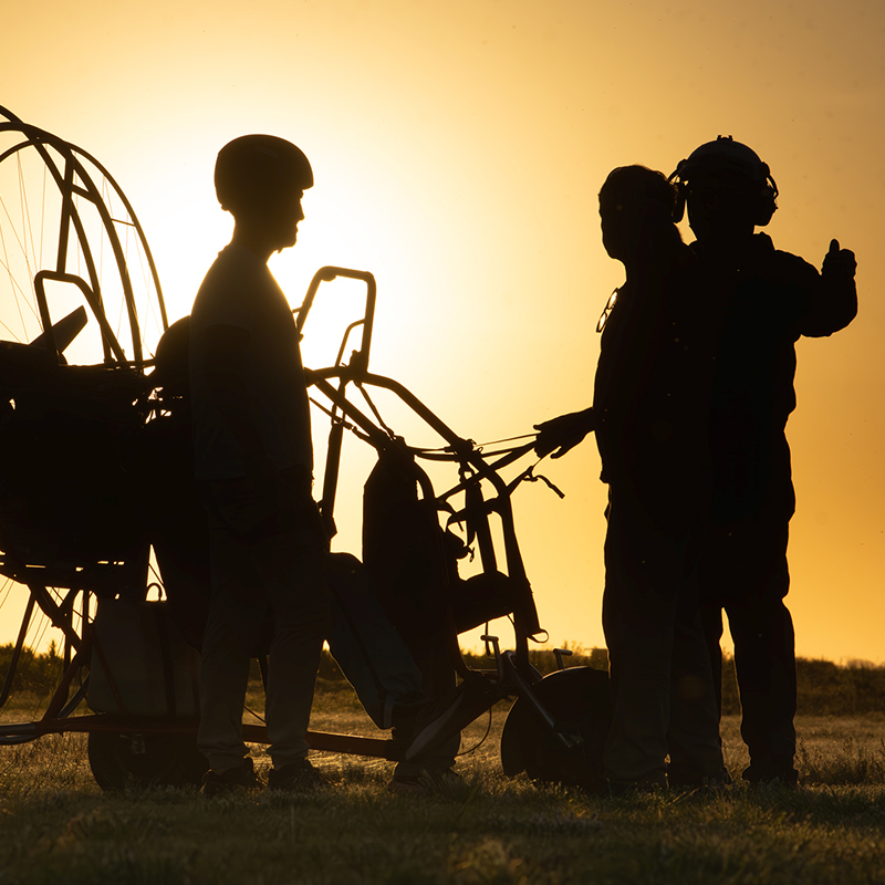 Salar espejo atardecer